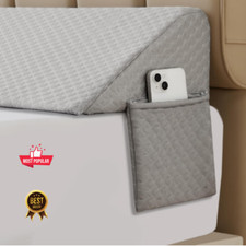 King Bed Wedge Pillow for Headboard, Bed Gap Filler, Mattress Gap Filler King...