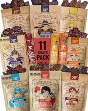 Righteous Felon Beef Jerky & Meat Sticks Variety Pack | Gluten Free Beef Jerk...