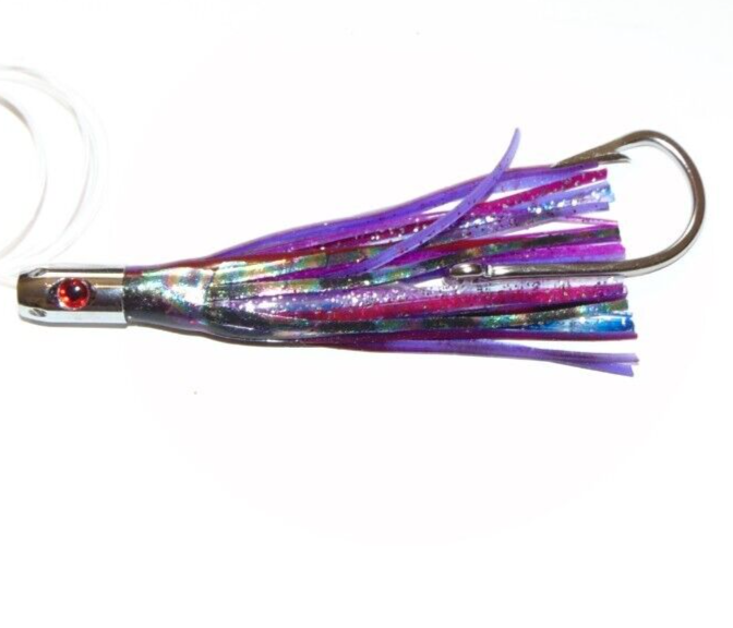 5 PURPLEE Tuna Bird offshore lures, tuna fishing trolling