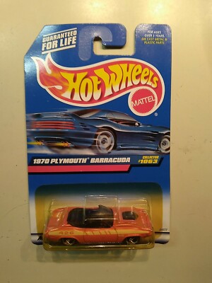 ミニカー HotWheels 1970 Plymouth Barracuda Hot Wheels 1997 First Editions #523 1970 Plymouth Barracuda