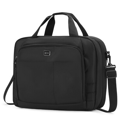 BAIGIO Arbeitstasche Schultertasche Männer Flugbegleiter Umhängetasche groß XXL