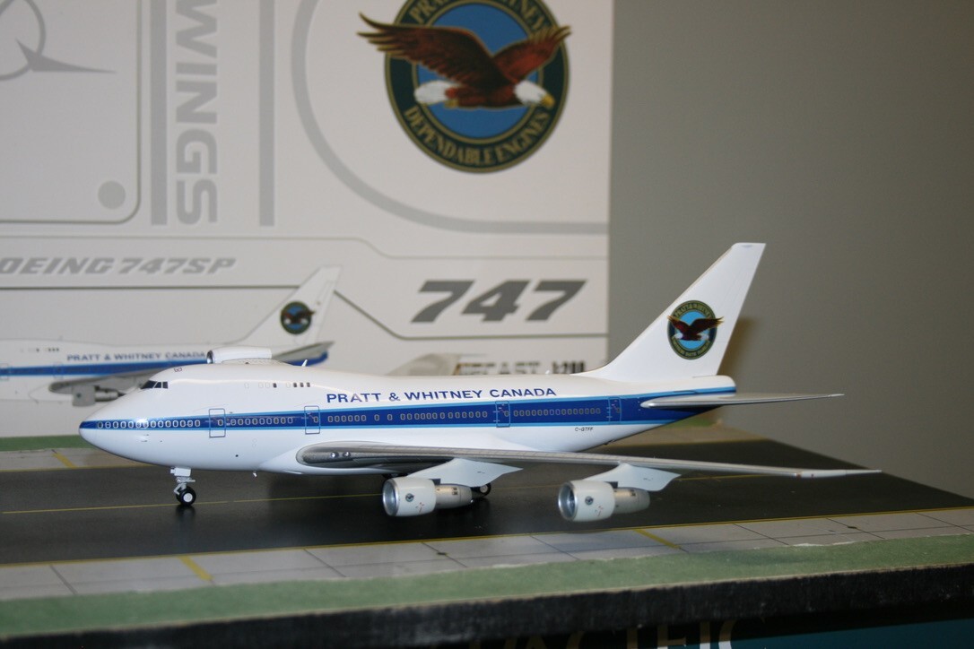 JC Wings 1:200 Pratt and Whitney Boeing 747SP C-GTFF (XX20286