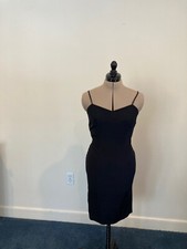 Women's Basic Black Short Dress Size XS Extra Small 3