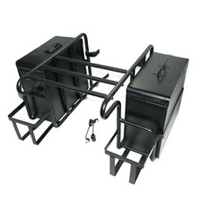 RH LH Luggage Carrier With Saddle Case Box For Royal Enfield Bullet 350 500 GEc