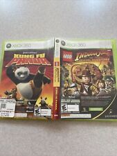 LEGO Indiana Jones & Kung Fu Panda Combo Xbox 360 Complete CIB Tested & Working