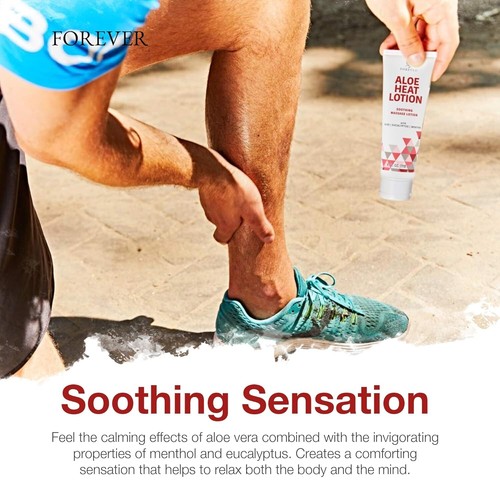 Aloe Heat Lotion with Menthol 6 pc 4 fl oz (118 ml) Soothing Massage - Picture 6 of 6