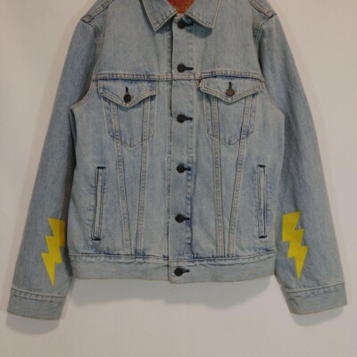 Levis x Pokemon Fit Trucker Jacket PIKACHU STONE 25th JP size S | eBay