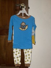 Sweet  Soft Infant Boys Blue Astronaut Cotton Long Sleeved Pajamas