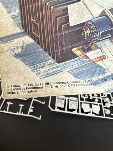 star wars MPC ERTL Luke Skywalkers Snowspeeder 1980s Model Empire Strikes Back - Picture 3 of 24