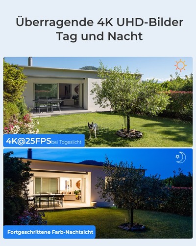 Reolink 823A 8MP PTZ PoE Überwachungskamera Auto-Tracking 360° Schwenk 90° Neige - Afbeelding 3 van 14