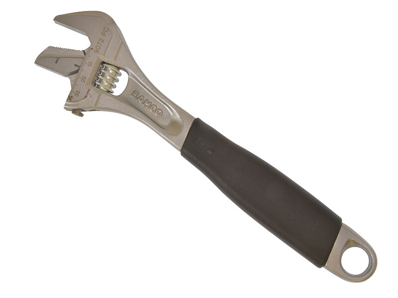 Bahco 9073PC Chrome Adjustable Wrench 12in - Reversible Jaw - Image 2