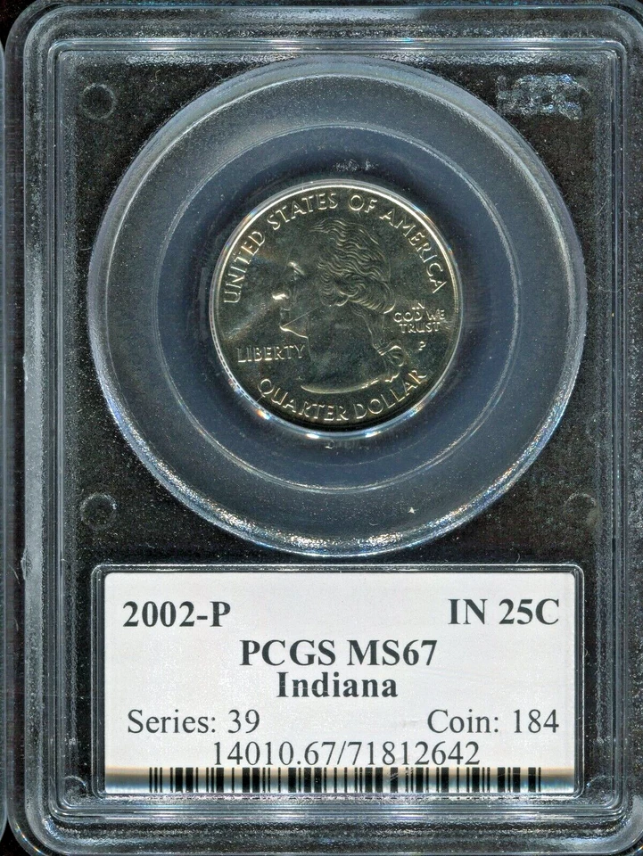 9-Coin Set PCGS Statehood Quarter Flag Label MS66/MS67/PF69DCAM Free Shipping - Image 4 of 4
