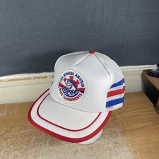 Otto Cap 3 Stripe Usa Women  s Amateur Bass Tournaments Hat Red White Blue  