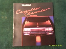 Mint 1985 Chevrolet Chevy Caprice Classic Impala Dealer Sales Brochure 836