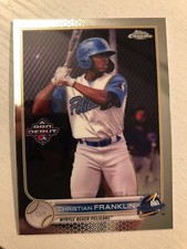 2022 Topps Pro Debut Chrome Christian Franklin Myrtle Beach Pelicans PD-144