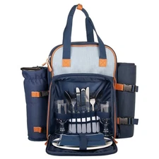 AMERICAN OUTBACK™ 13 PC Picnic Cooler Backpack - BRAND NEW!