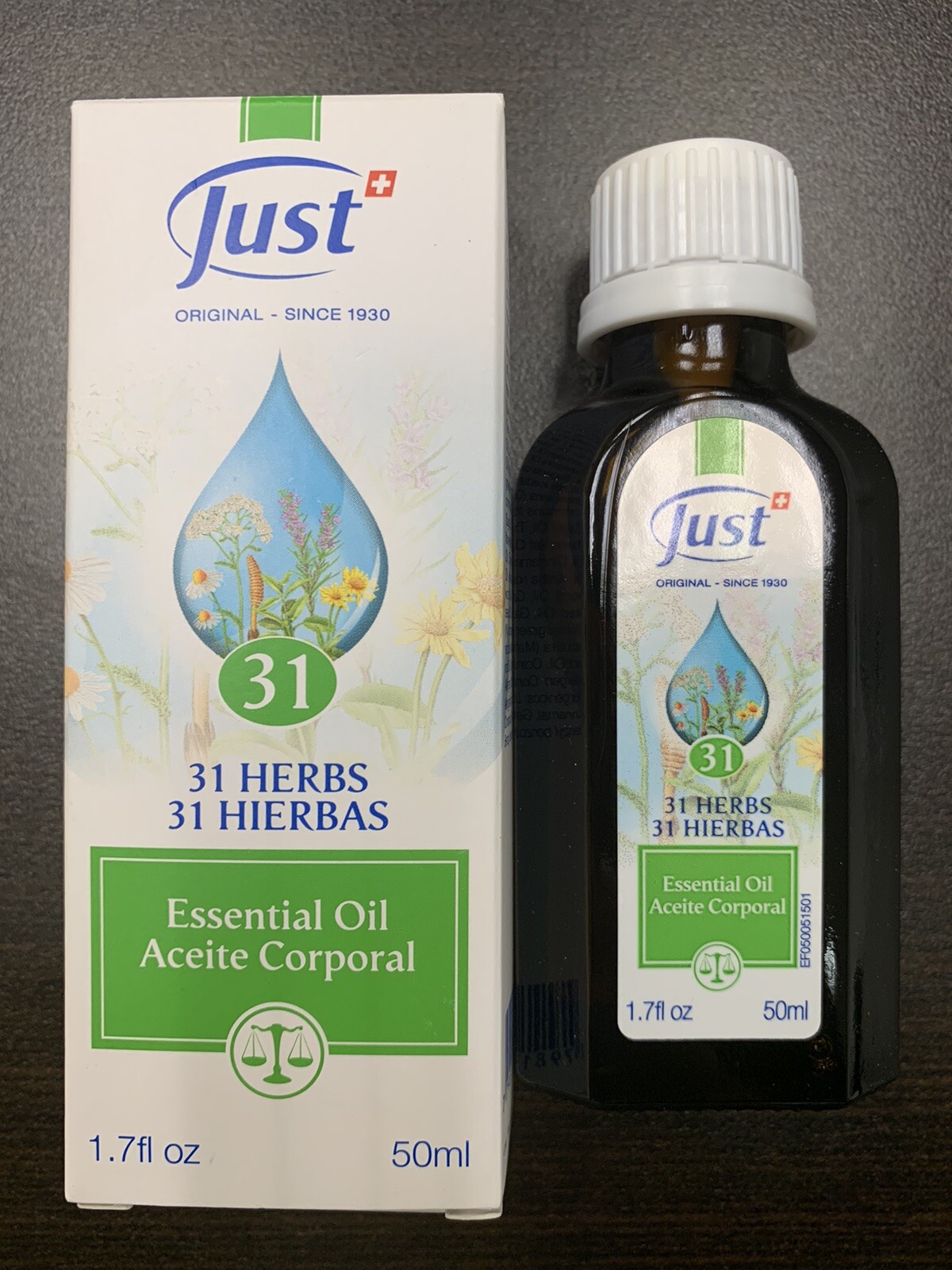Swiss Just 31 Herbal Oil ( Aceite Oleo 31 ) 50ml (1,7fl oz) eBay