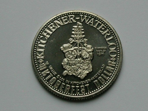 Kitchener ON CANADA 1976 Trade DOLLAR Token for German Bavarian Festival - Bild 2 von 2