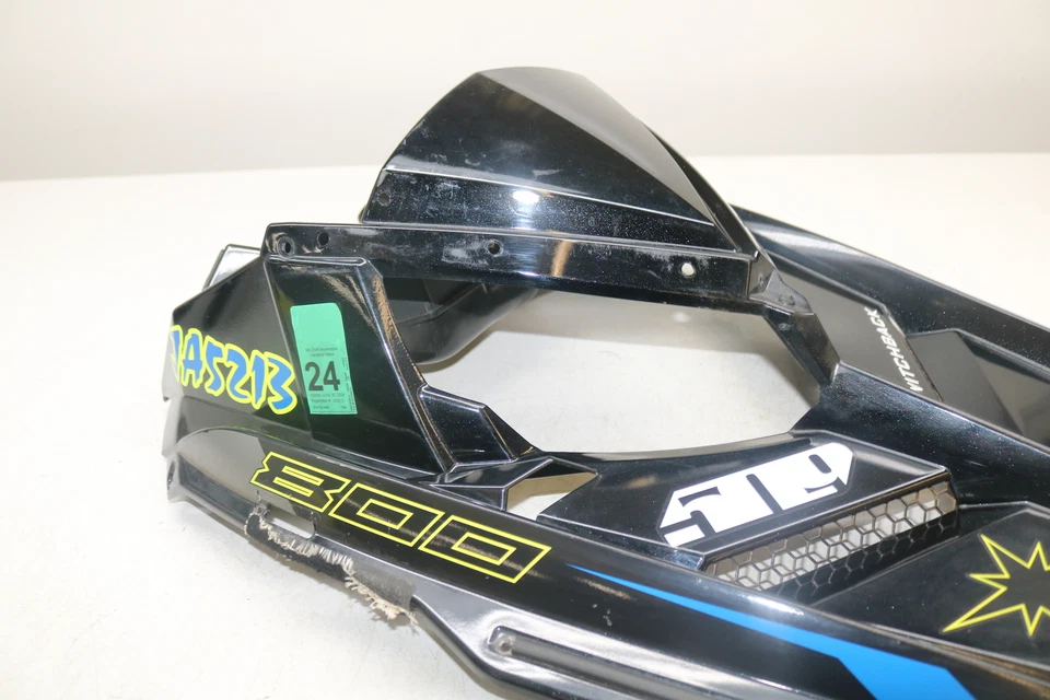 Polaris Switchback Assault 800 144" 2016 conjunto de capó profesional negro azul Foto 3 de 4