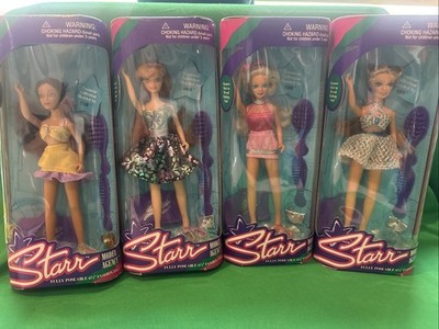 4 Starr Model Agency Poseable 6 1/2'' Dolls Dawn &  Starr Doll