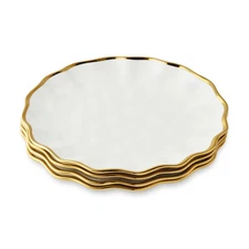 Certified International (Set of 4) 11" Regency Dinner Plates Gold
