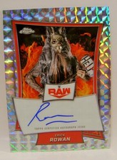 ERICK ROWAN AUTO AUTOGRAPHED WWE TOPPS CHROME 2025