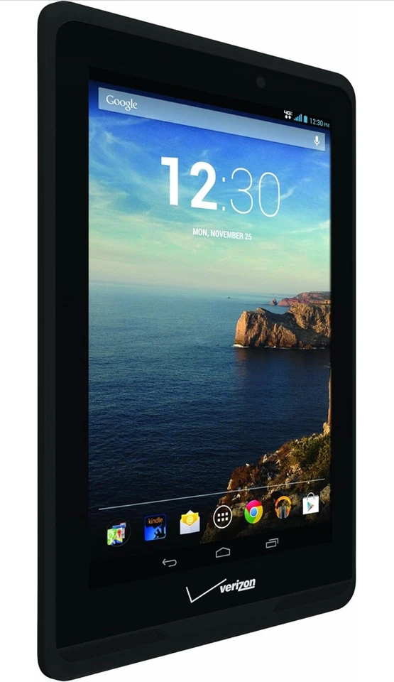 Verizon QMV7A Ellipsis 7 4G LTE Tablet  7"  8GB Verizon Tablet Black - Excellent - Image 4 of 4