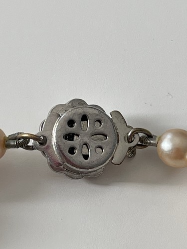 Rare - Vintage - Hand Crafted - Faux Pearl Bracelet - Individually Knotted - Picture 8 of 9
