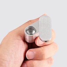 Metall Tabakpfeifen Set Mini Tabakpfeife mit Schiebedeckel Handgefertigt