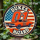 Vintage Protected by High-Speed Wireless Tin Metal Signs Home Décor 8x8