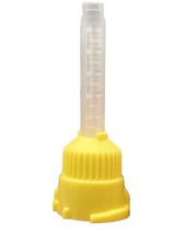 Dental Mixing Tips Impression Short Yellow 5Cm 1:1 50Pcs