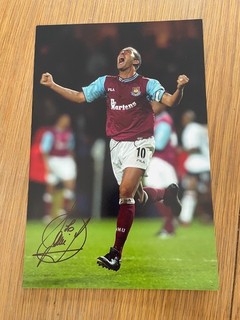 Paolo Di Canio Signed West Ham United Photo West Ham Autograph COA