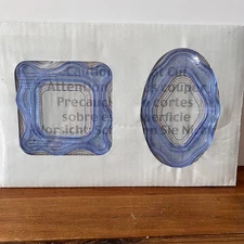 Creative Memories Custom Cutting System Wavy Frames Pattern Square Diamond