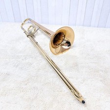 YAMAHA YSL-350C Compact Trombone Used With Hard Case Mouthpiece