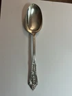 Wallace Sterling Silver Rose Point Serving Spoon 8-1/4” Long 62 Grams