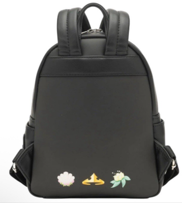 Loungefly Disney Princesses vs Villains Triple Zip Backpack Ursula Maleficent NW Amazon.com | Loungefly Disney Princesses vs Villains Triple  main image 4