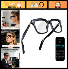 Smart Glasses with Bluetooth, AI Translation (164 Languages), Photochromic Lens,