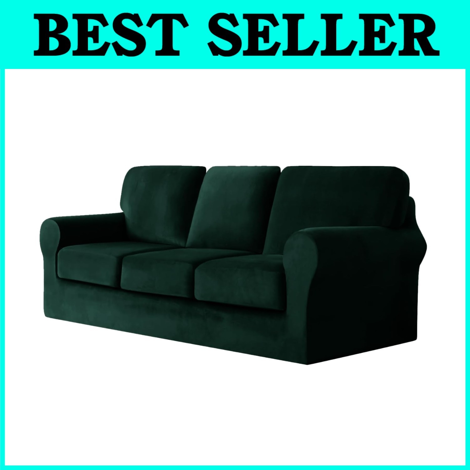 Ektorp Sofa Replacement Cover Set, Dark Green=**#