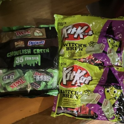 KitKat Witch's Brew, Twix & Snickers Ghoulish Green 35 LIMITED EDITION 