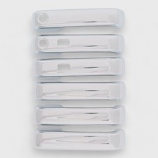 Cubierta patentada de manija de puerta cromada a presión para Ford F-350 17-22 sin llave inteligente