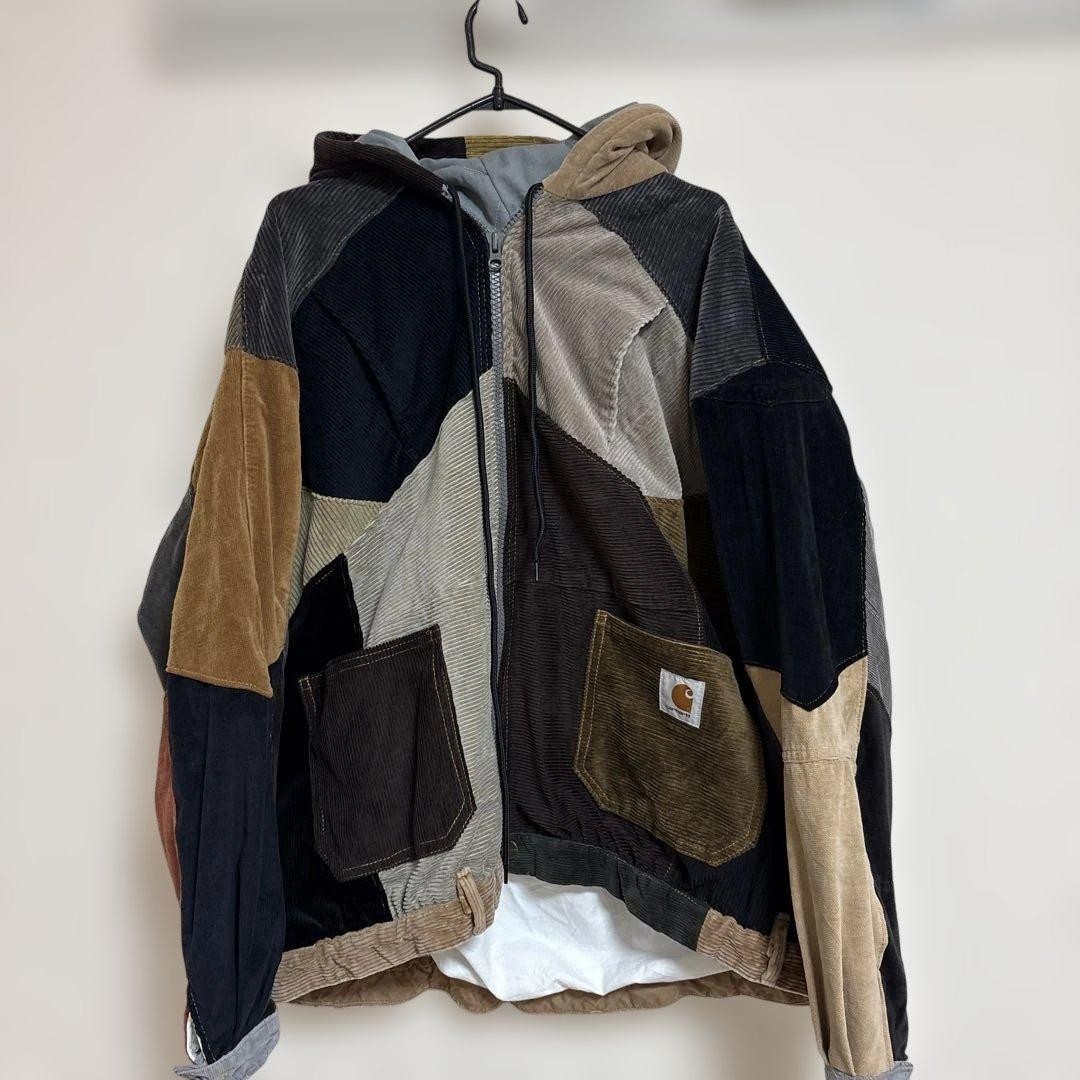 Carhartt Patchwork Corduroy Jacket Multicolor XL … - image 1