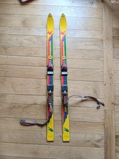 Skis collector ROSSIGNOL 1m27 junior collection Jamaica Jamaïque vintage old sch