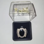 Vintage Ring Harley-Davidson Onyx Stamper Black Hills Silver Size 11 Men's