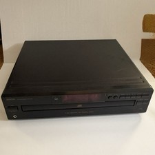 Denon DCM-280 5-Disc Carousel CD Changer MP3 Player Black No Remote Tested