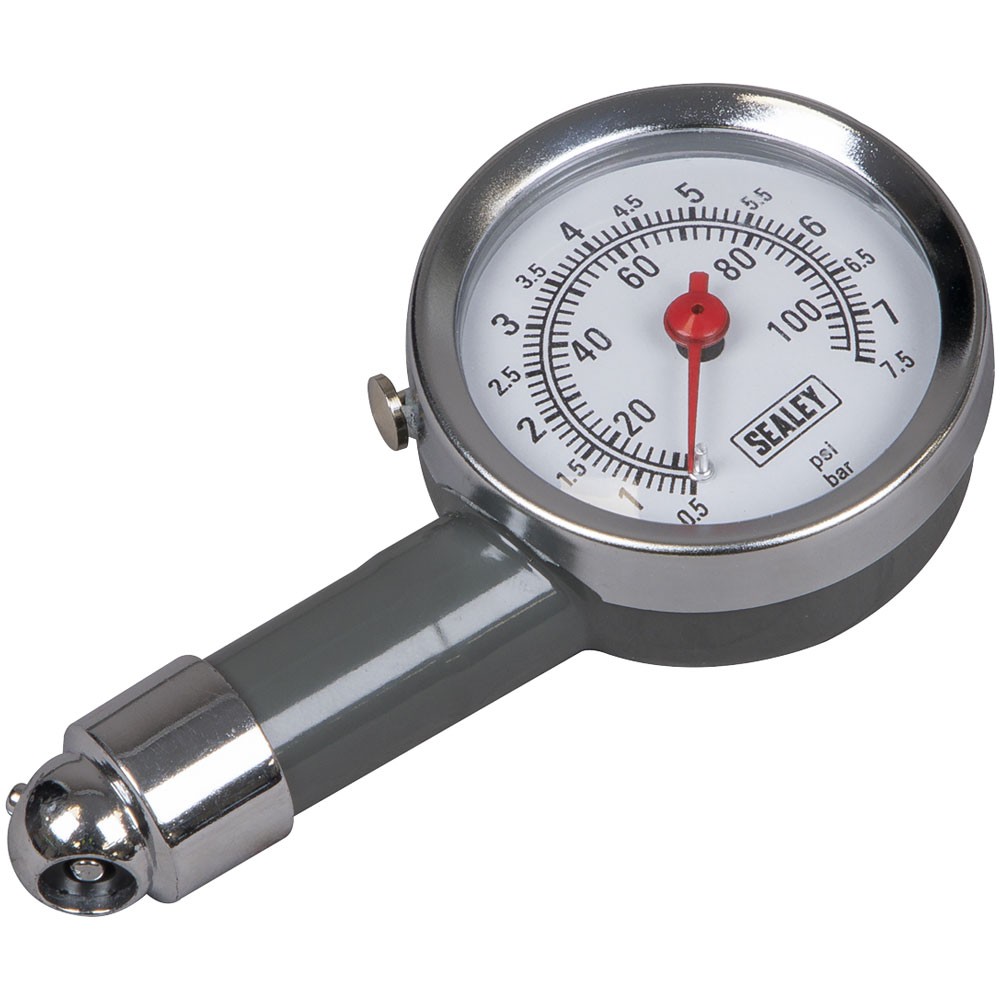 Sealey Dial Type Pressure Gauge 0-100psi