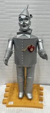 Vtg Presents The Wizard of Oz 14" Tin Man Turner Presents Hamilton Gifts W Stand