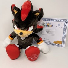 BUILD A BEAR - Shadow, Sonic The Hedgehog 3 Movie Plush - Brand New with Tags