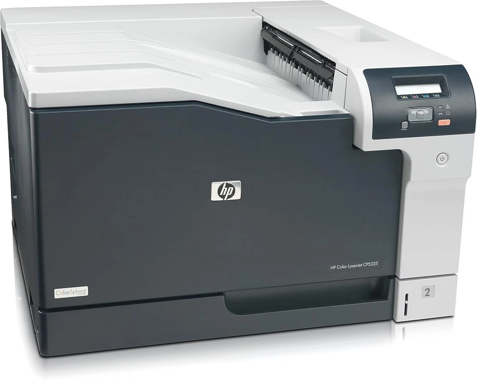 HP CP5225n A3 Colour Laser Printer -CE711A- 11K Page Count- B-20% C-80% M/Y-100% - Image 2 of 4