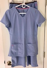 Scrub Set, Shirt and Pants, Heart Soul Scrubs, Medical Uniform, Small/ Medium