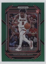 2023-24 Panini Prizm Draft Picks Green Prizm Terquavion Smith #10 0c2